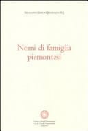 Nomi di famiglia piemontesi