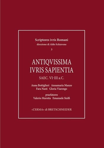 Antiquissima iuris sapientia saec. VI-III a.C.