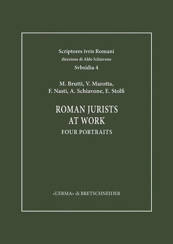 Roman Jurists at Work Four Portraits