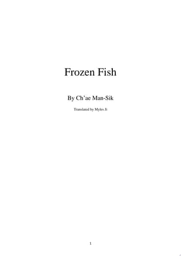 Frozen Fish