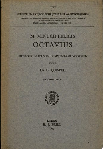 M. Minucii Felicis Octavius