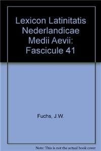 Lexicon latinitatis nederlandicae Medii Aevi November-Odoro