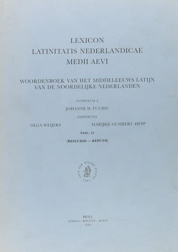 The Lexicon Latinitatis Nederlandicae Medii Aevi