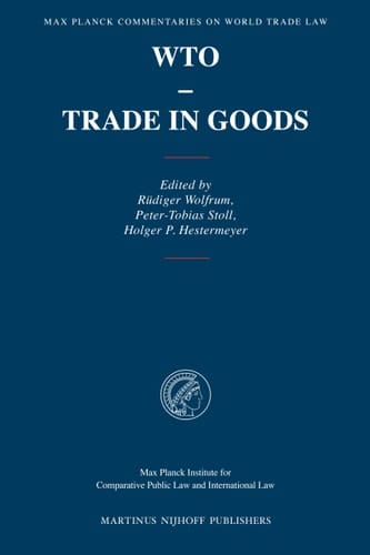 WTO-trade in Goods