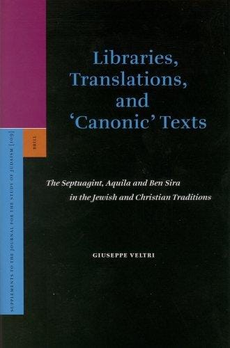 Libraries, Translations, and 'Canonic' Texts