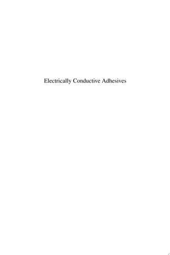 Electrically Conductive Adhesives