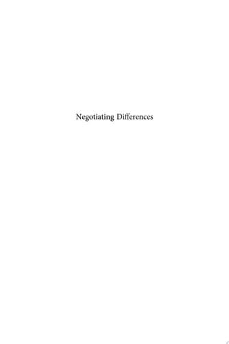 Negotiating Differences Word, Image and Religion in the Dutch Republic