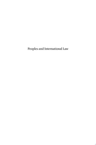 Peoples and International Law Second Revised Edition