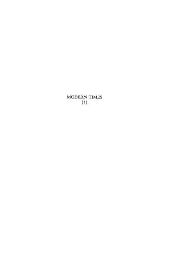 Modern Times - Tr. and Adaptations by F.R.C. Bagley