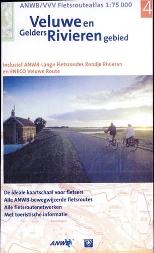 ANWB/VVV Fietsrouteatlas 4. Veluwe en Gelders Rivierengebied