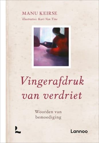 Vingerafdruk van verdriet woorden van bemoediging