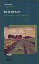 Boer en heer "de Groninger boer" 1760-1960