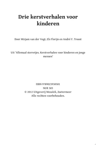 Kerstverhalen voor kinderen