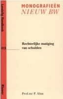 Rechterlijke matiging van schulden