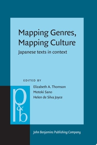 Mapping Genres, Mapping Culture Japanese texts in context