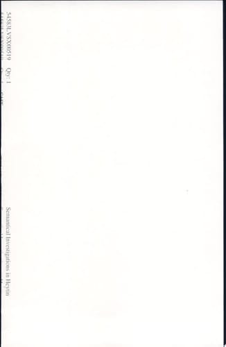 Semantical Investigations in Heyting's Intuitionistic Logic