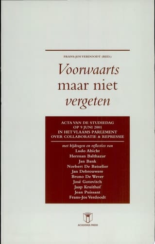 Voorwaarts maar niet vergeten