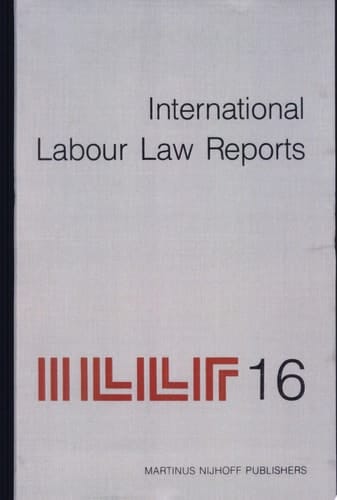 International Labour Law Reports