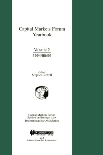 Capital Markets Forum Yearbook:Vol. 2:1994/95