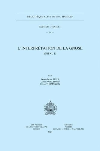 L'Interprétation de la gnose NH XI, 1