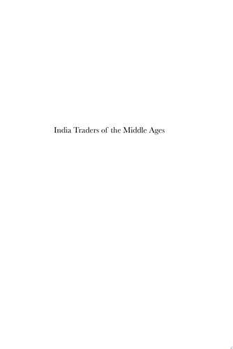 India Traders of the Middle Ages (paperback 2 vol. set) Documents from the Cairo Geniza 'India Book'