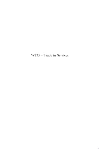 WTO - Trade in Services