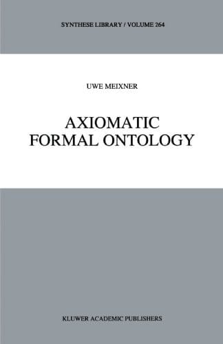 Axiomatic Formal Ontology