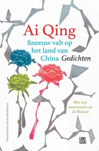 Sneeuw valt op het land van China