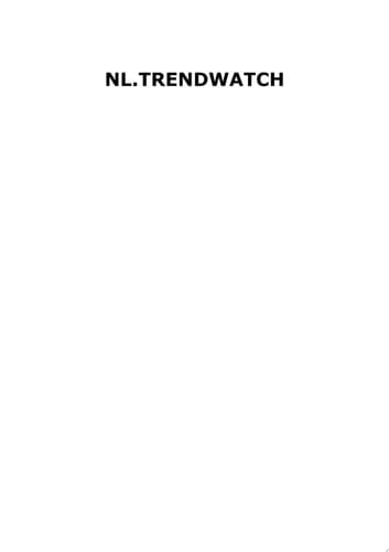 NL.Trendwacht 2006-2007. Gebruikersmarkt, uitgaansdrugs in Nederland