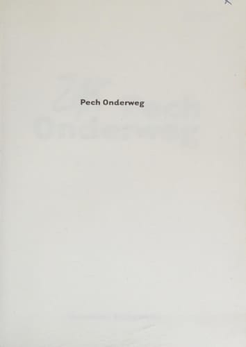 Pech onderweg