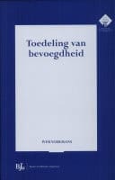 Toedeling van bevoegdheid