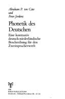 Phonetik des Deutschen: eine kontrastiv deutsch-niederländische Beschreibung für den Zweitspracherwerb