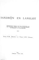 Sandrijn en Lanslot: Diplomatische uitgave van twee toneelrollen uit het voormalig archief van de Rederijkerskamer De Fiolieren te 's-Gravenpolder (Dutch Edition)
