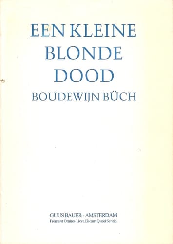 Een kleine blonde dood