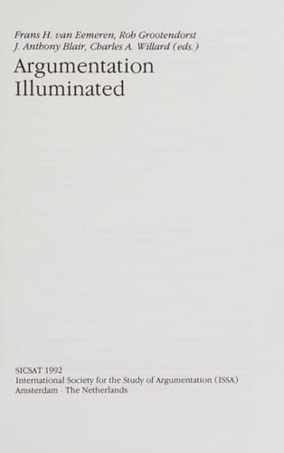 Argumentation Illuminated