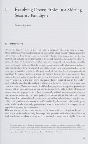 Ethics and Security