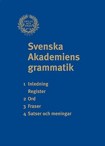 Svenska akademiens grammatik