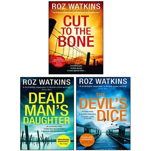 A DI Meg Dalton thriller Series 3 Books Collection Set By Roz Watkins(Cut to the Bone, The Devil’s Dice, Dead Man’s Daughter)