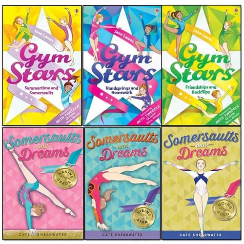 gym stars and somersaults and dreams series collection 6 books set