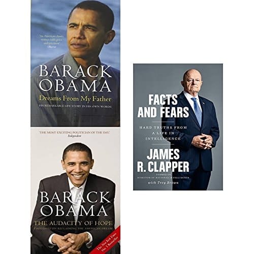 Dreams from my father, audacity of hope and facts and fears [hardcover] 3 books collection set