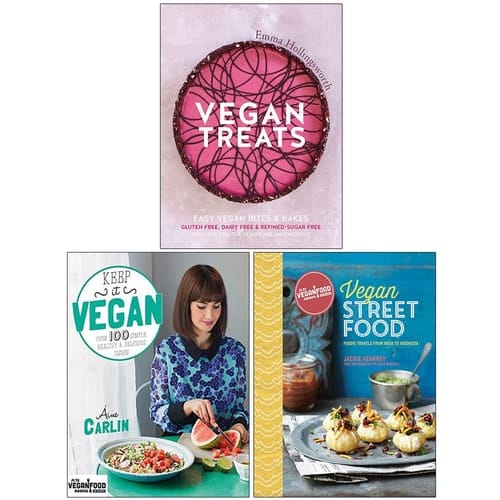 Vegan Treats, Keep It Vegan, Vegan Street Food [Hardcover] 3 Books Collection Set