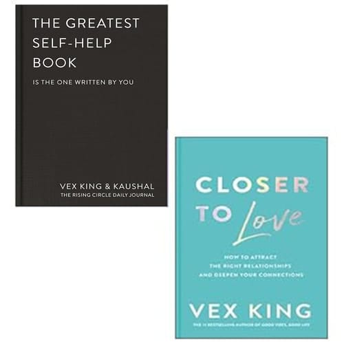 The Greatest Self-Help Book, Closer to Love 2 Books Collection Set By Vex King
