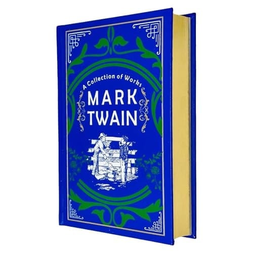 Mark Twain :A Collection of Works (Deluxe Leather-bound)