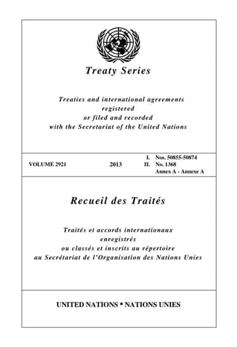 Treaty Series 2921