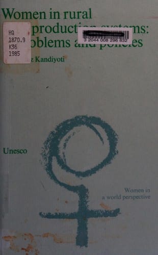 Women in Rural Production Systems: Problems and Policies/U1509 (Women in a World Perspective)
