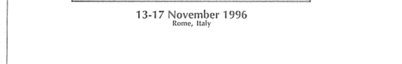 World Food Summit 13-17 November 1996, Rome, Italy Technical background documents 6-11. Vol. 2
