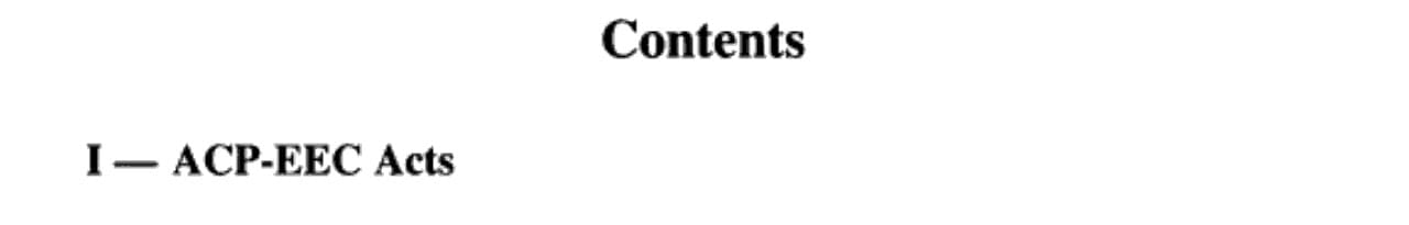 Compilation of Texts ACP-EEC Conventions of Lomé, 1 January 1993 - 31 December 1993. XVIII