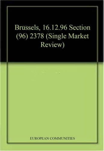 The 1996 Single Market Review