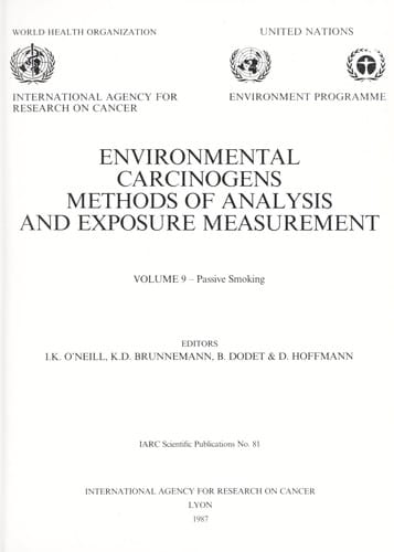 Environmental carcinogens : selected methods of analysis
