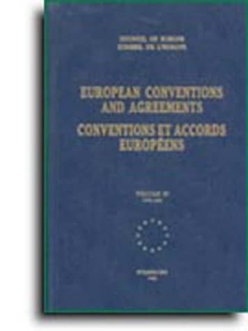 European conventions and agreements: 1961-1970